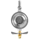 Ver imagem 1 de Regulador Registro de Gás de Cozinha Doméstico 1kg/h + Mangueira 1,2m com Abraçadeiras | Aliança
