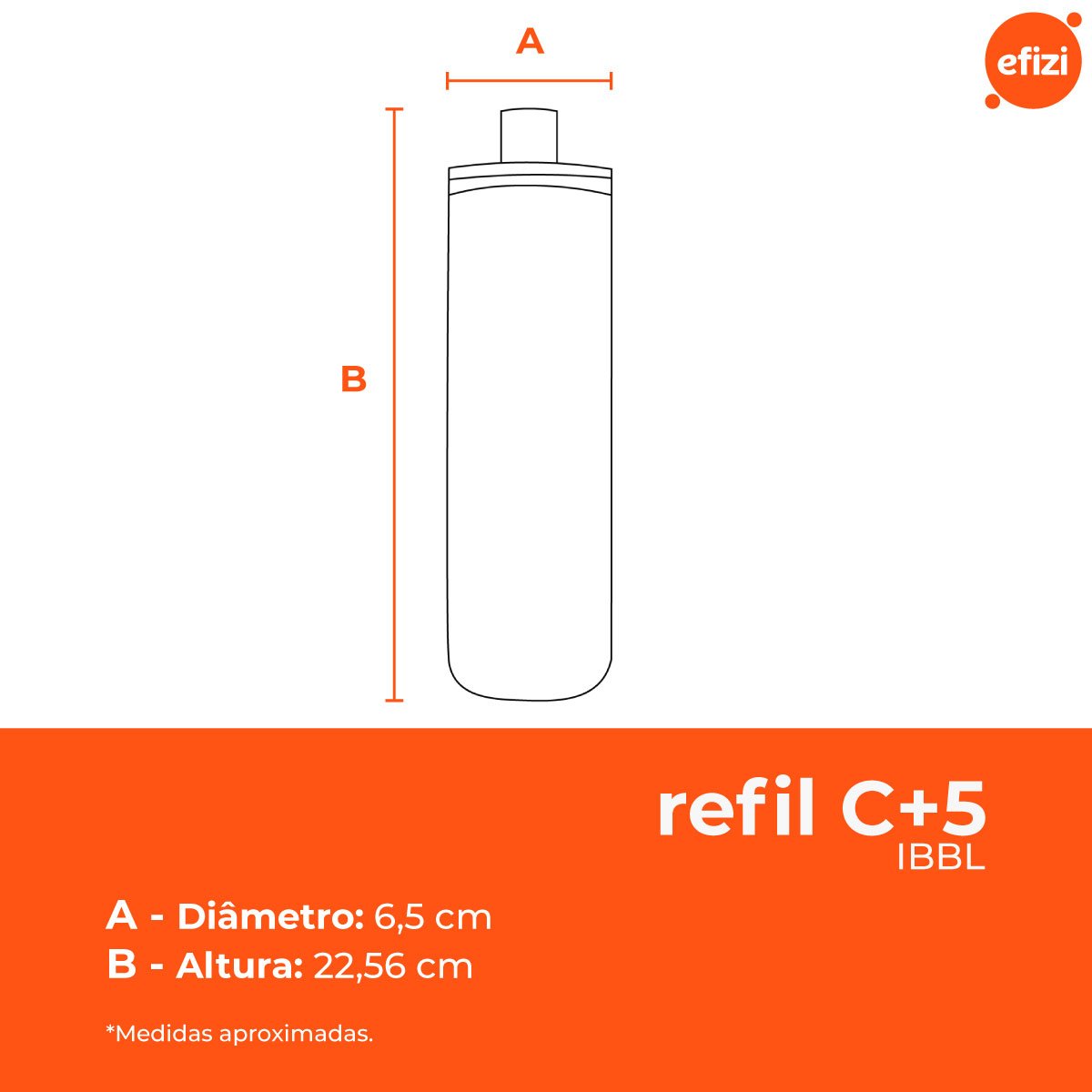 Refil Filtro C+5 Girou Trocou Reduz Cloro e Sedimentos Ibbl - 3