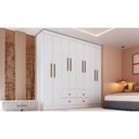 Ver imagem 2 de Guarda-Roupas 8 Portas 4 Gavetas Multimóveis CR35110 Branco