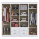 Ver imagem 4 de Guarda-Roupas 8 Portas 4 Gavetas Multimóveis CR35110 Branco