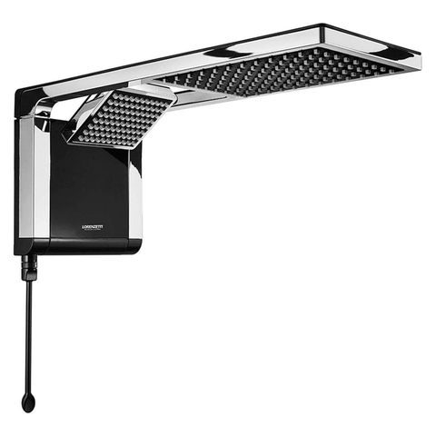 Chuveiro Lorenzetti Acqua Duo 220v/6800w Preto e Cromado