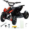 Mini Quadriciclo Infantil Gasolina Atv 49cc 2t Cross Trilha Off Road Importway Wvatv-002p Preto - 1