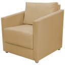 Ver imagem 1 de Poltrona Decorativa para Sala Recepção Manicure Consultório Celine Suede