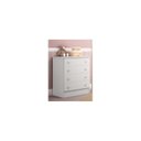 Ver imagem 1 de Cômoda Infantil 4 Gavetas Doce Sonho Branco - Qmovi Branco