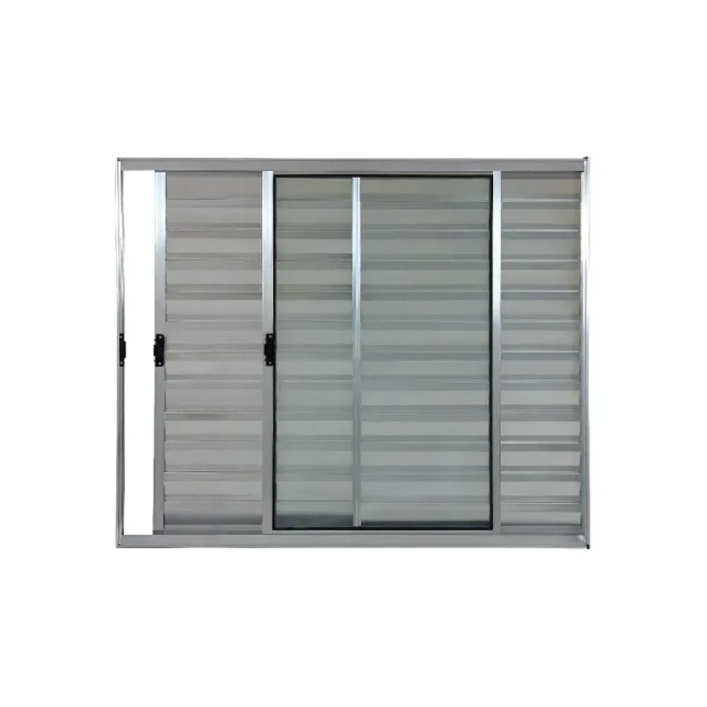 Jlt Veneziana 3 Folhas sem Grade Vidro Liso Brilhante - Economica - 100x120 (0381) - 2