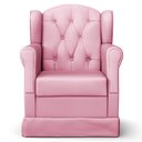 Ver imagem 5 de Poltrona de Amamentação e Descanso Fixa Lucy P04 Sintético Rosa - Mpozenato