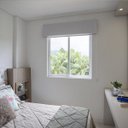 Ver imagem 2 de Persiana Romana (1,00Lar. x 2,00Alt.) Tecido Translucido Cinza - Vogaflex