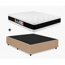 Ver imagem 1 de Cama Box Base Casal Bege Colchão Casal Black e White Air Double Face D45 138x188 - Castor