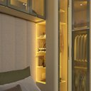 Ver imagem 7 de Guarda Roupa Modulado 03 Innova Reflecta 12 Portas Off White - Gelius