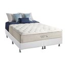 Ver imagem 1 de Cama Box King: Colchão Molas MasterPocket Ensacadas Anjos Soft Dream + Base CRC Courano Branco(193x2