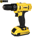 Ver imagem 2 de Parafusadeira e Furadeira de Impacto a Bateria 12V 3/8 10mm Muke Tools com 30 Acessórios e Maleta