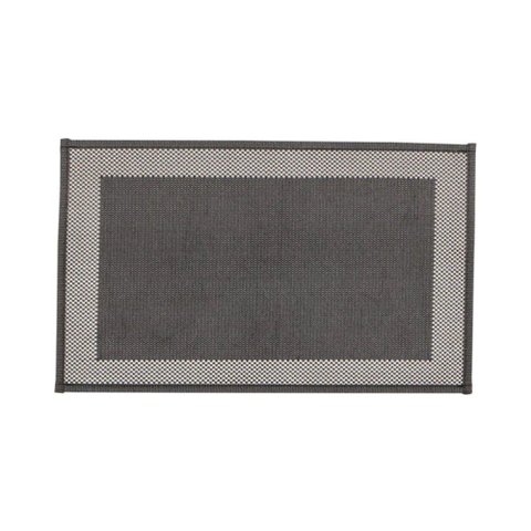 Tapete Antiderrapante 50x70cm Multi Square Black Kacyumara - Casa k