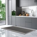 Ver imagem 2 de Tapete Antiderrapante 50x70cm Multi Square Black Kacyumara - Casa k