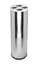 Ver imagem 1 de Lixeira de Copos de Água em Aço Inox 24x70cm com Tampa Plastica - Branco
