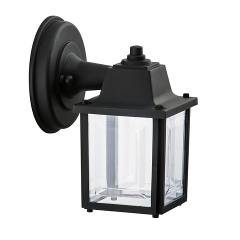 Luminária Arandela Externo Colonial Plastico Preto Alz17