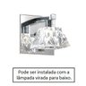 Arandela Cristal e inox Interna Lavabo banheiro quarto alz5 - 4