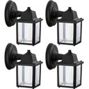 Ver imagem 1 de 4 Un Luminária Arandela Externo Colonial Plastico Preto Alz17