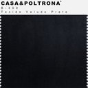 Ver imagem 3 de Poltrona Giratória Mississipi Base Giromad Veludo Preto - CasaePoltrona