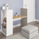 Ver imagem 1 de Mesa de desenho infantil 106,5cm c/ Prateleiras 1007 KIDS BE Mobiliário - BE Mobiliário Branco/ Avei