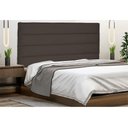 Ver imagem 4 de Cabeceira La Italiana para Cama Box Casal 140 Cm Suede - D’Rossi Cor Café