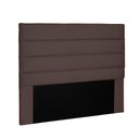 Ver imagem 1 de Cabeceira La Italiana para Cama Box Casal 140 Cm Suede - D’Rossi Cor Café