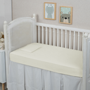 Ver imagem 1 de Kit Jogo Lençol Berço 2 Peças 300 Fios com Elástico 100% Algodão:palha