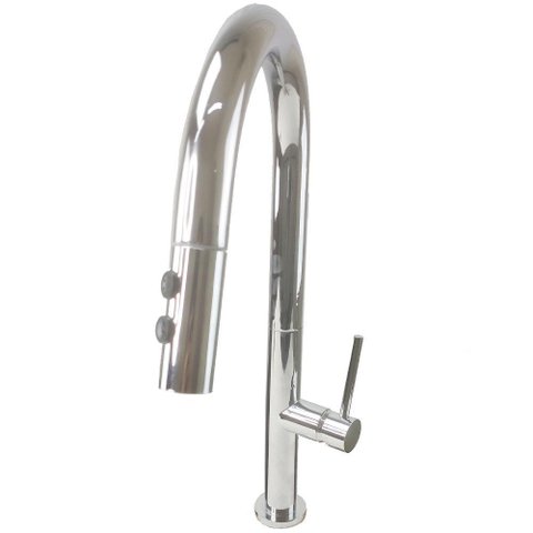 Torneira Gourmet Bancada Cozinha Ducha Retratil Monocomando