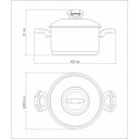 Ver imagem 2 de Caçarola Funda Aço Inox Fundo Triplo 24cm 6,1l Tramontina - 62724/240