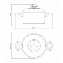 Caçarola Funda Aço Inox Fundo Triplo 24cm 6,1l Tramontina - 62724/240 - 2 Caçarola Funda Aço Inox Fundo Triplo 24cm 6,1l Tramontina - 62724/240 - 2