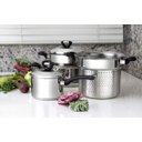 Ver imagem 4 de Caçarola Funda Aço Inox Fundo Triplo 24cm 6,1l Tramontina - 62724/240