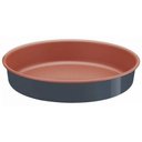 Ver imagem 1 de Assadeira Alumínio Antiaderente 22cm Bakery Tramontina Preto/Vermelho