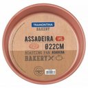 Ver imagem 4 de Assadeira Alumínio Antiaderente 22cm Bakery Tramontina Preto/Vermelho