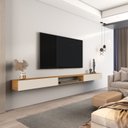 Ver imagem 4 de Rack Suspenso Star para TV até 84 Polegadas MDF/MDP 218 com 2 Portas