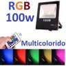 Kit 5 Refletor Holofote Led RGB multi colorido 100w - 1
