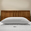 Ver imagem 2 de Travesseiro King de Hotel 50x90cm - Mais Largo, Suporte Alto