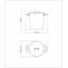 Cuscuzeira Tramontina Brava Em Aço Inox Com Alças E Tampa 14 Cm 2,1 L - 2