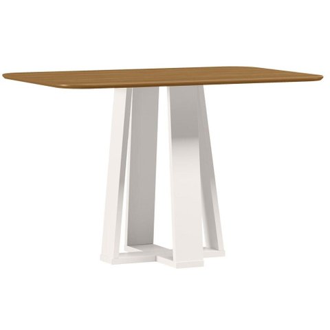 Mesa de Jantar Rubi 120x80 cm Off White Ype - New Ceval
