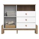 Ver imagem 2 de Cômoda Infantil Ternura Ambiente Branco Jequitibá Hp – Henn