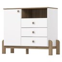 Ver imagem 3 de Cômoda Infantil Ternura Ambiente Branco Jequitibá Hp – Henn