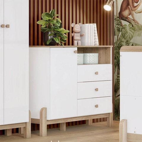 Cômoda Infantil Ternura Ambiente Branco Jequitibá Hp – Henn