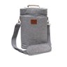 Wine Bag para 4 Garrafas Cinza Térmica Wine & Cia Bolsa para Vinhos - 1