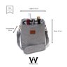Wine Bag para 4 Garrafas Cinza Térmica Wine & Cia Bolsa para Vinhos - 6