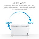 Ver imagem 6 de Freezer Horizontal 2 Portas 418l Inverter Branco Midea Mdrc564fzd013 Bivolt