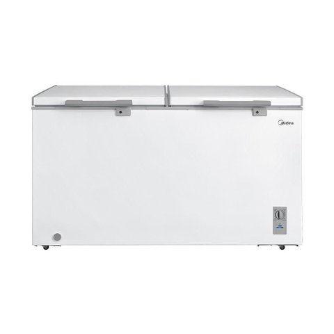 Freezer Horizontal 2 Portas 418l Inverter Branco Midea Mdrc564fzd013 Bivolt