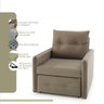 Poltrona Icaria 3 em 1 Poltrona Chaise Cama 85cm Bege Estofama - 3