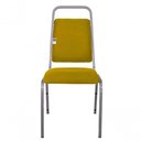 Ver imagem 2 de Cadeira Empilhável para Hotelaria Linha Hotel Fremon Amarelo