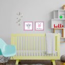 Ver imagem 5 de Kit 2 Quadro Infantil Elefanta Menina 2