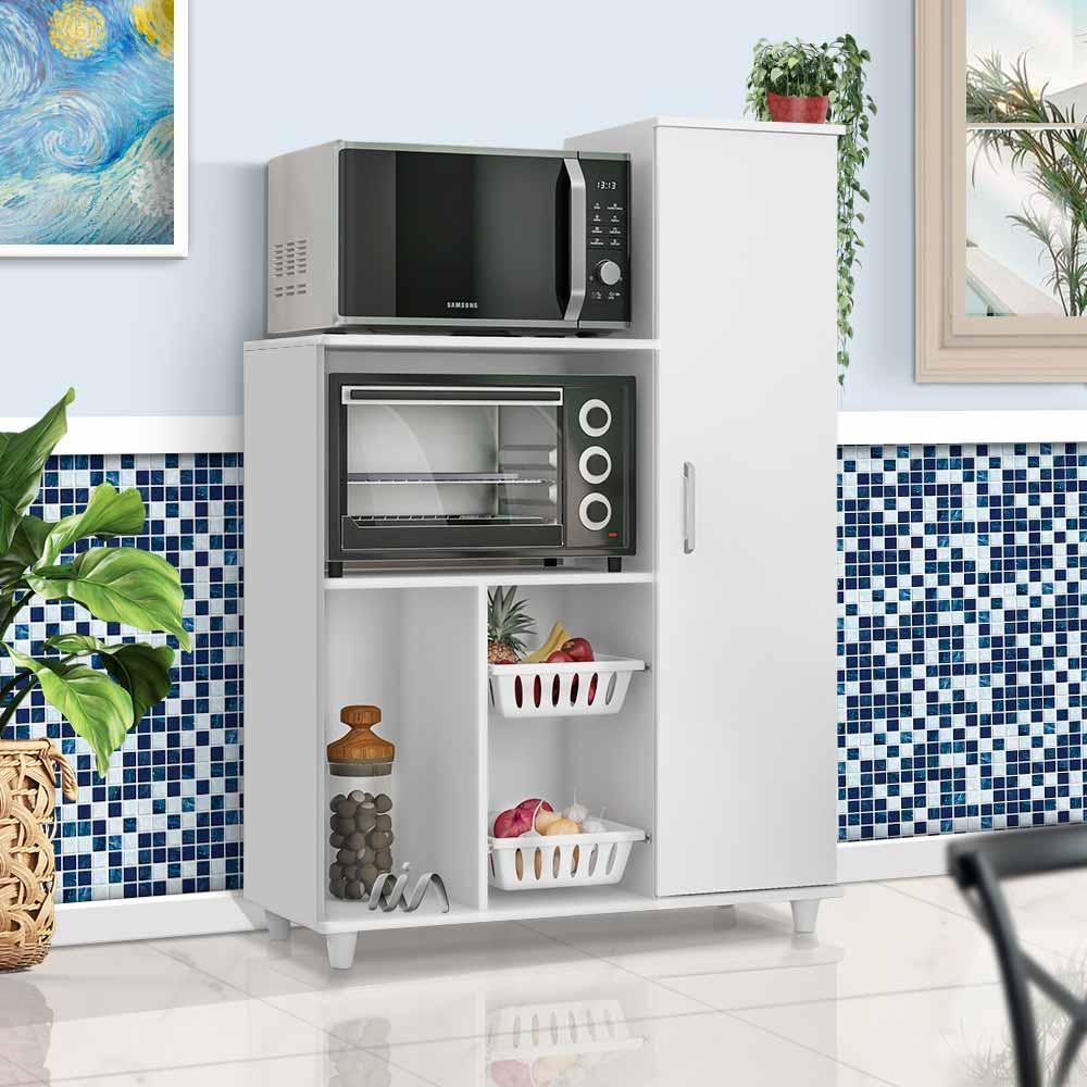 Fruteira De Cozinha Branco Anne Madine