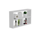 Ver imagem 2 de Nicho Decorativo Pequim Branco para Banheiro Lavabo