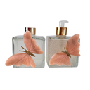 Ver imagem 3 de Kit Lavabo Difusor E Saboneteira Borboleta Verde Escuro